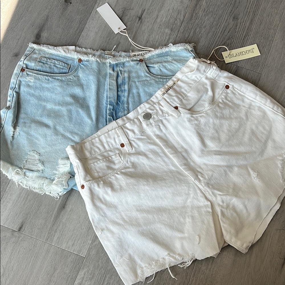 Blank nyc 2 denim shorts bundle size 29, wholesale